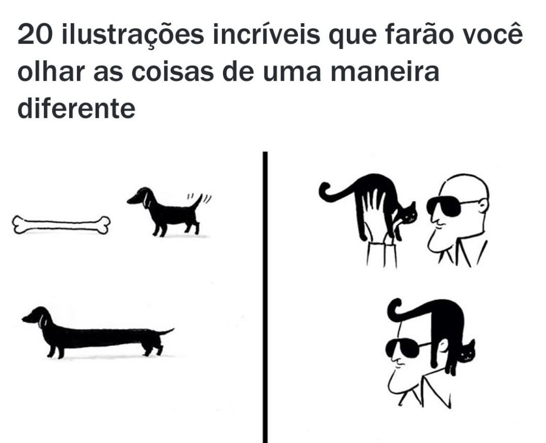 20 ilustrações incríveis que farão você olhar as coisas de uma maneira diferente.