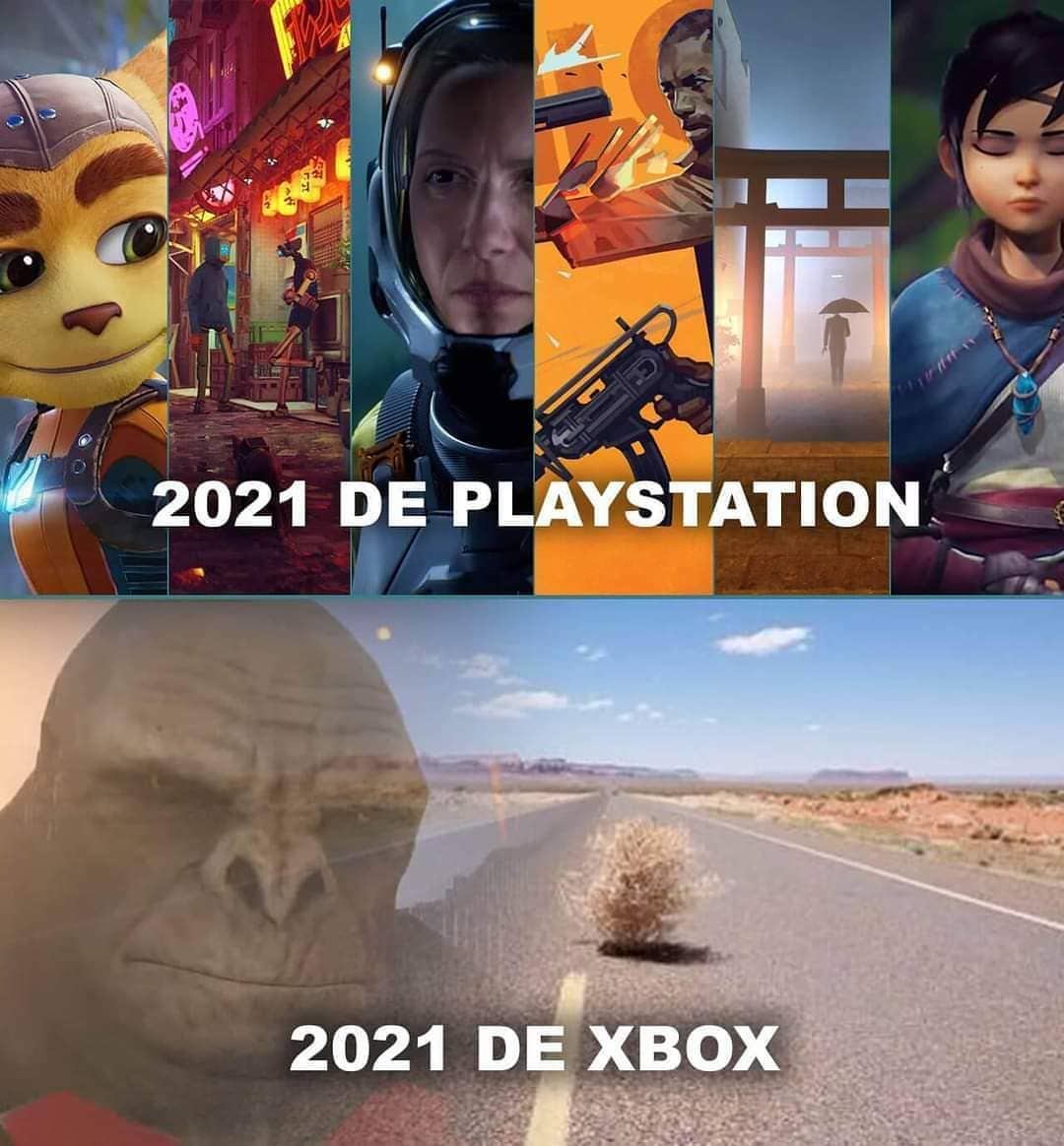 2021 de playstation. 2021 de xbox.
