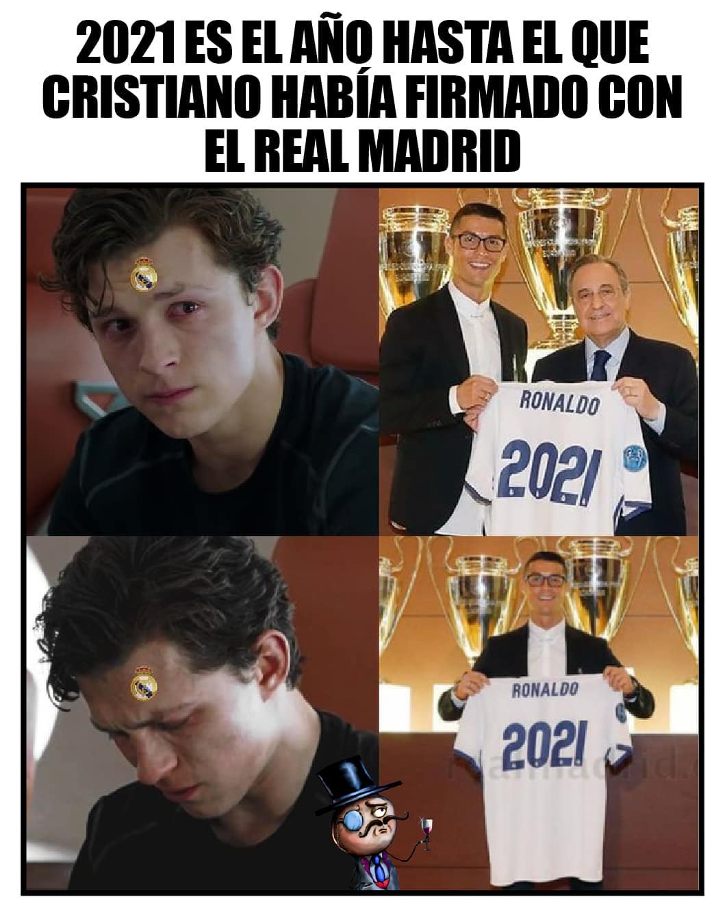 2021 es el año hasta el que Cristiano había firmado con el Real Madrid.