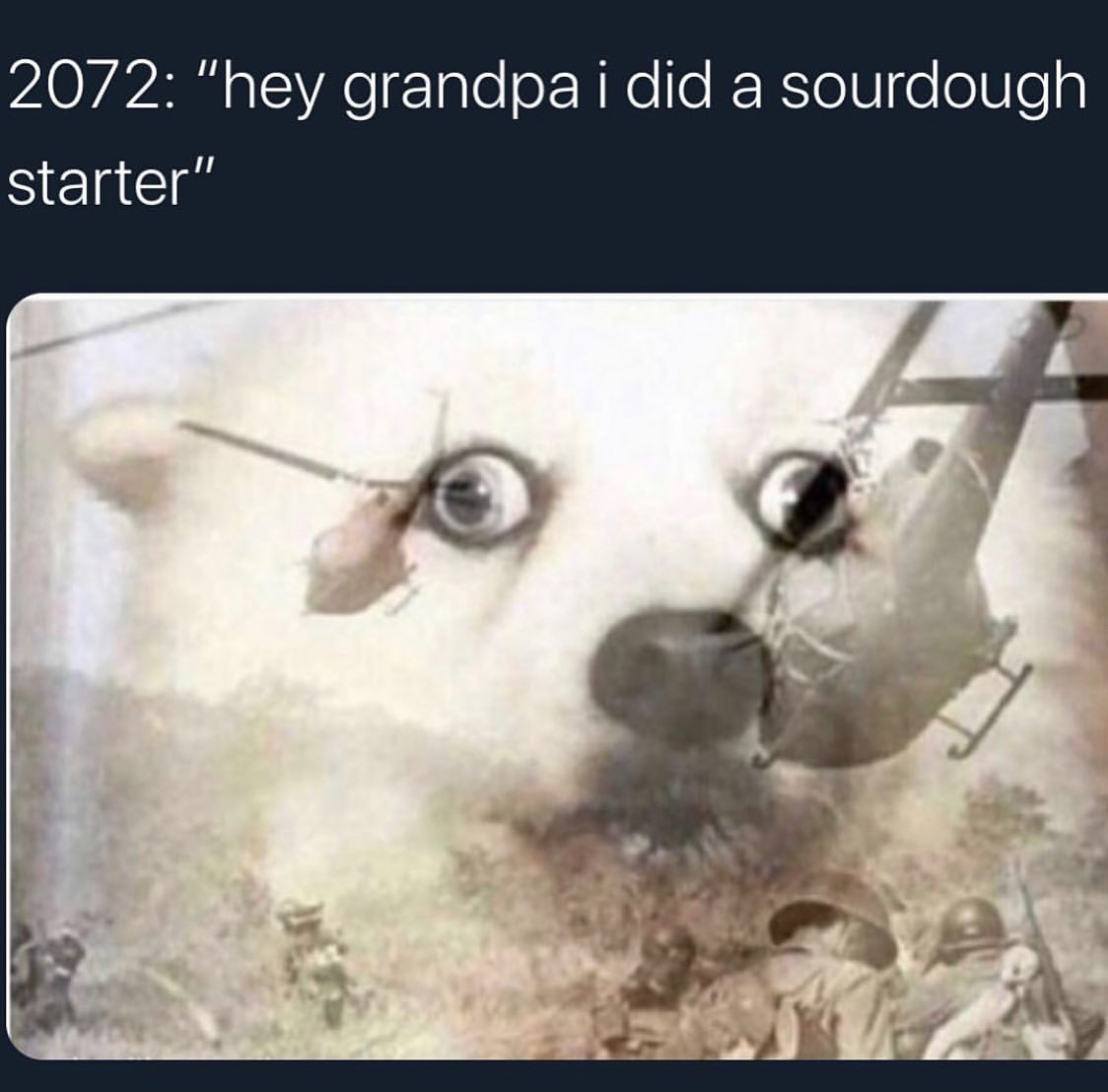 2072: Hey grandpa I did a sourdough starter.