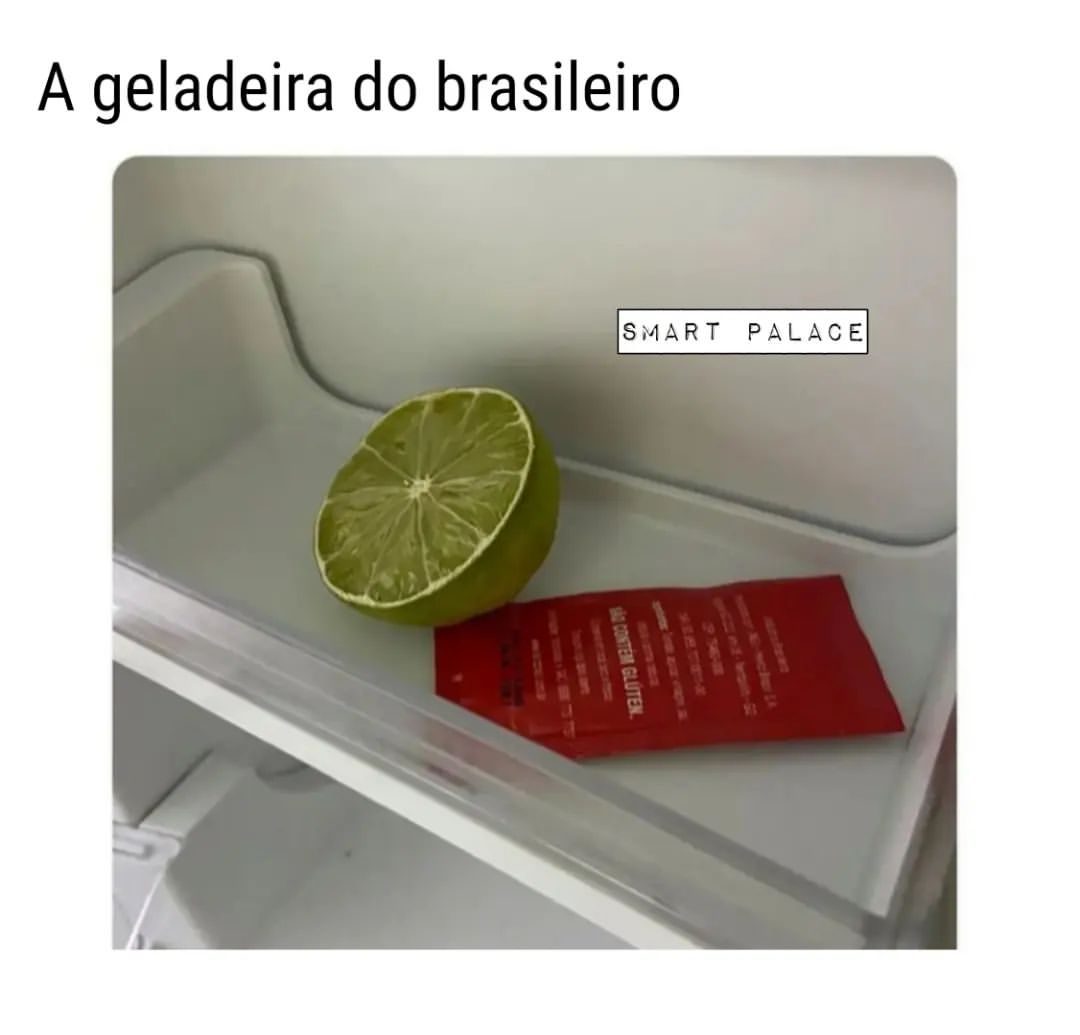 A geladeira do brasileiro.