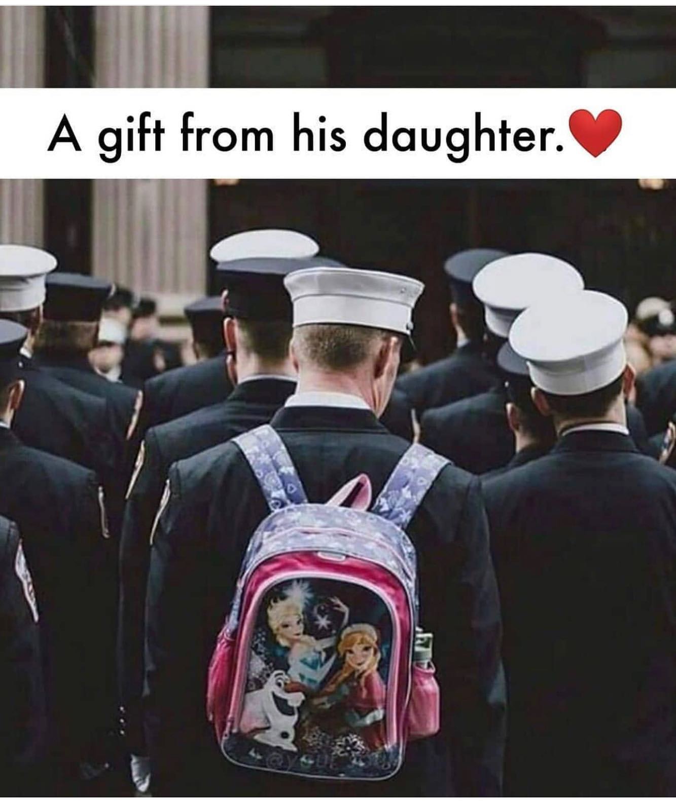 A gift from his daughter.