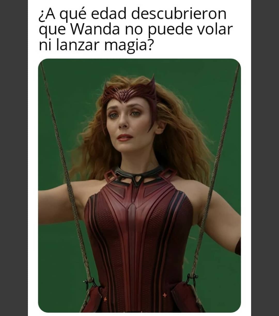 ¿A qué edad descubrieron que Wanda no puede volar ni lanzar magia?