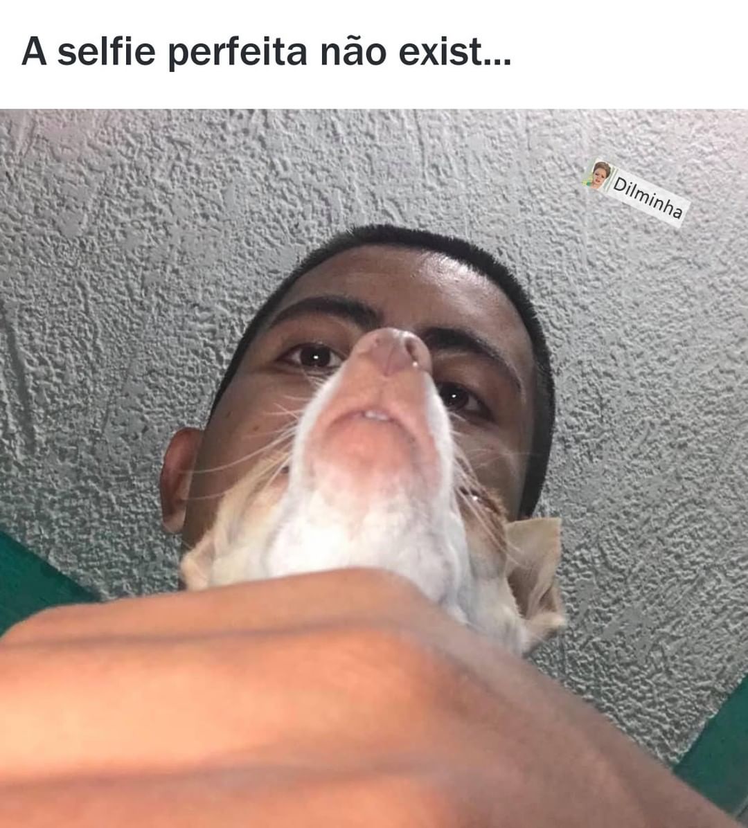 A selfie perfeita não exista...