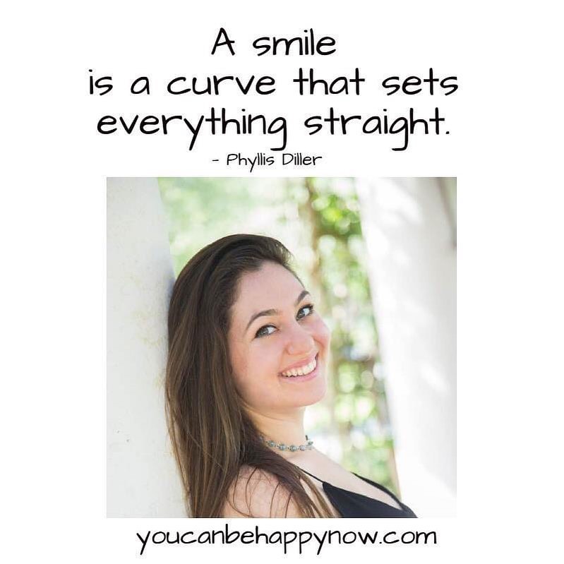 A smile is a curve that sets everything straight.