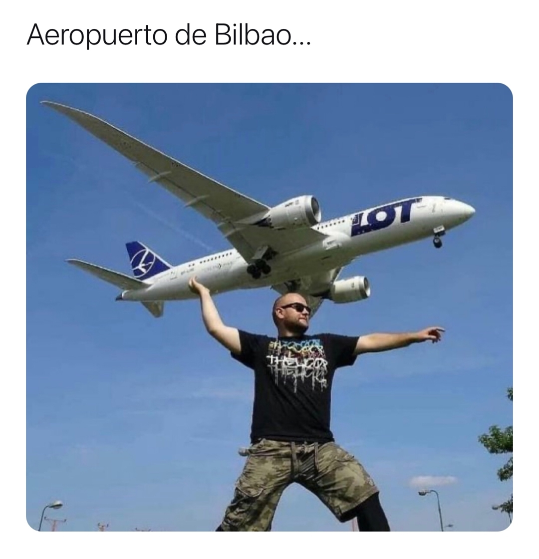 Aeropuerto de Bilbao...