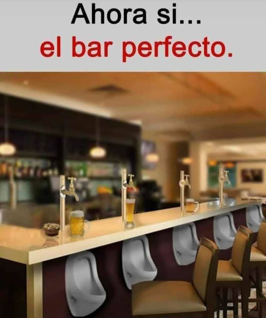 Ahora si... el bar perfecto.