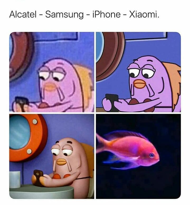 Alcatel - Samsung - iPhone - Xiaomi.