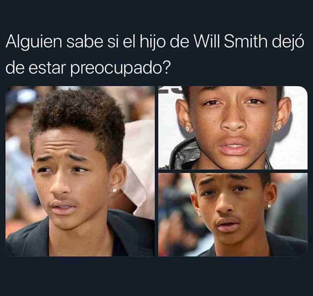 Alguien sabe si el hijo de Will Smith dejó de estar preocupado?