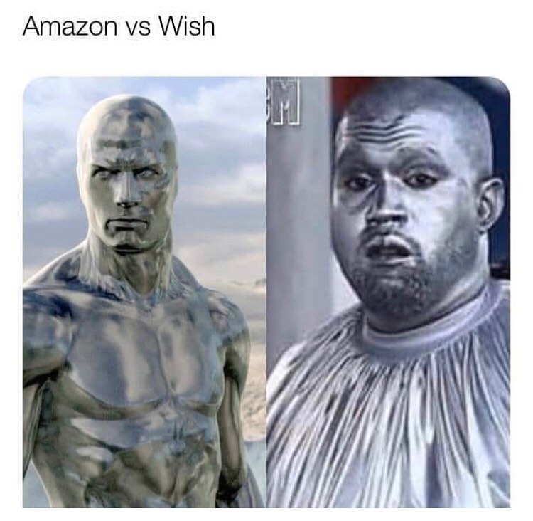 Amazon vs Wish.