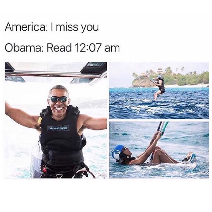 America: I miss you. Obama: Read 12:07 am.