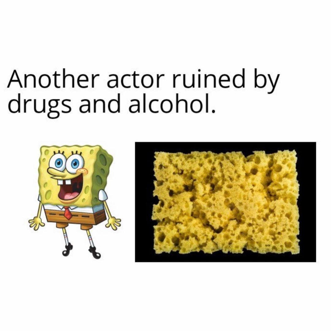 Another actor ruined by drugs and alcohol.