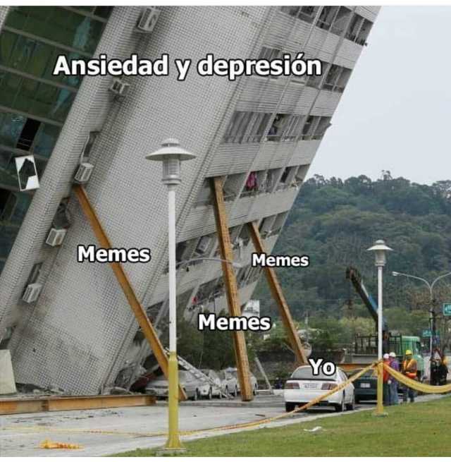 Ansiedad y depresión. Memes.