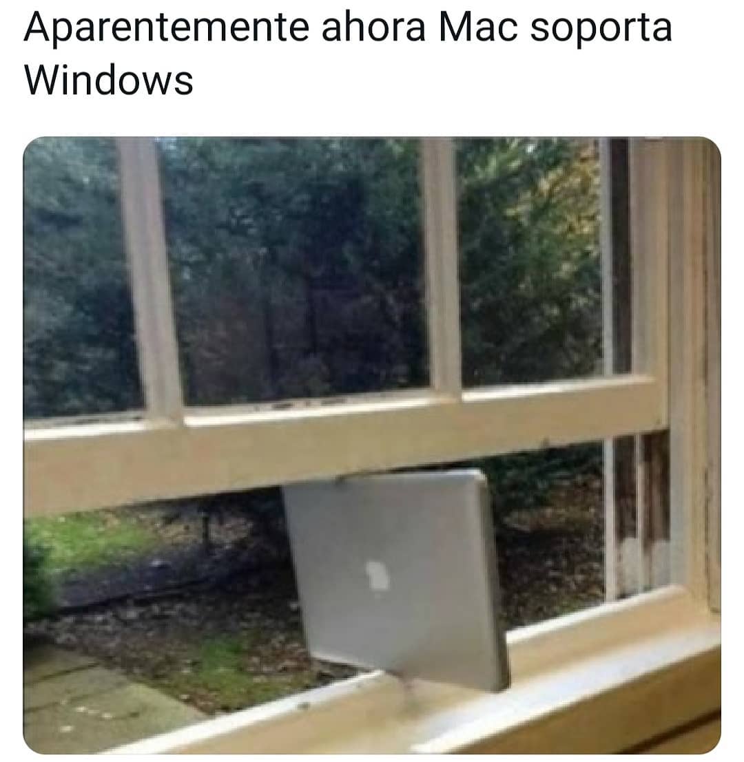 Aparentemente ahora mac soporta windows.