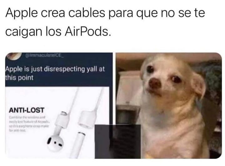 Apple crea cables para que no se te caigan los Airpods.