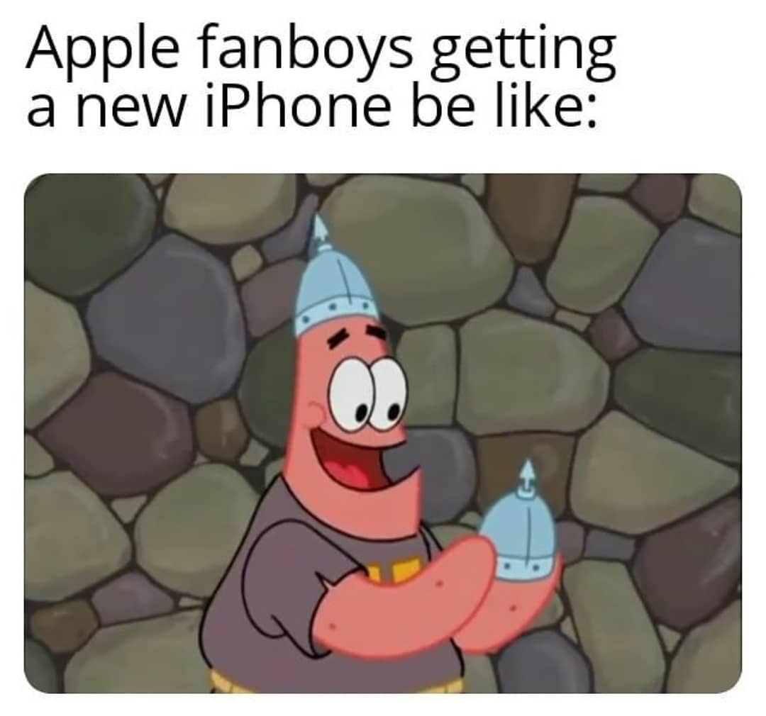 Apple fanboys getting a new iPhone be like: