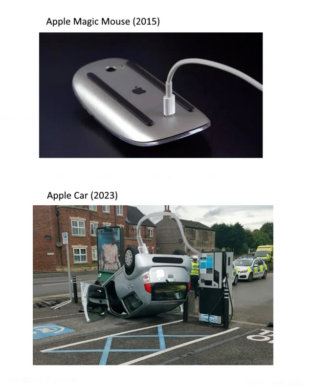Apple Magic Mouse 2015 Apple Car 2023 443260 