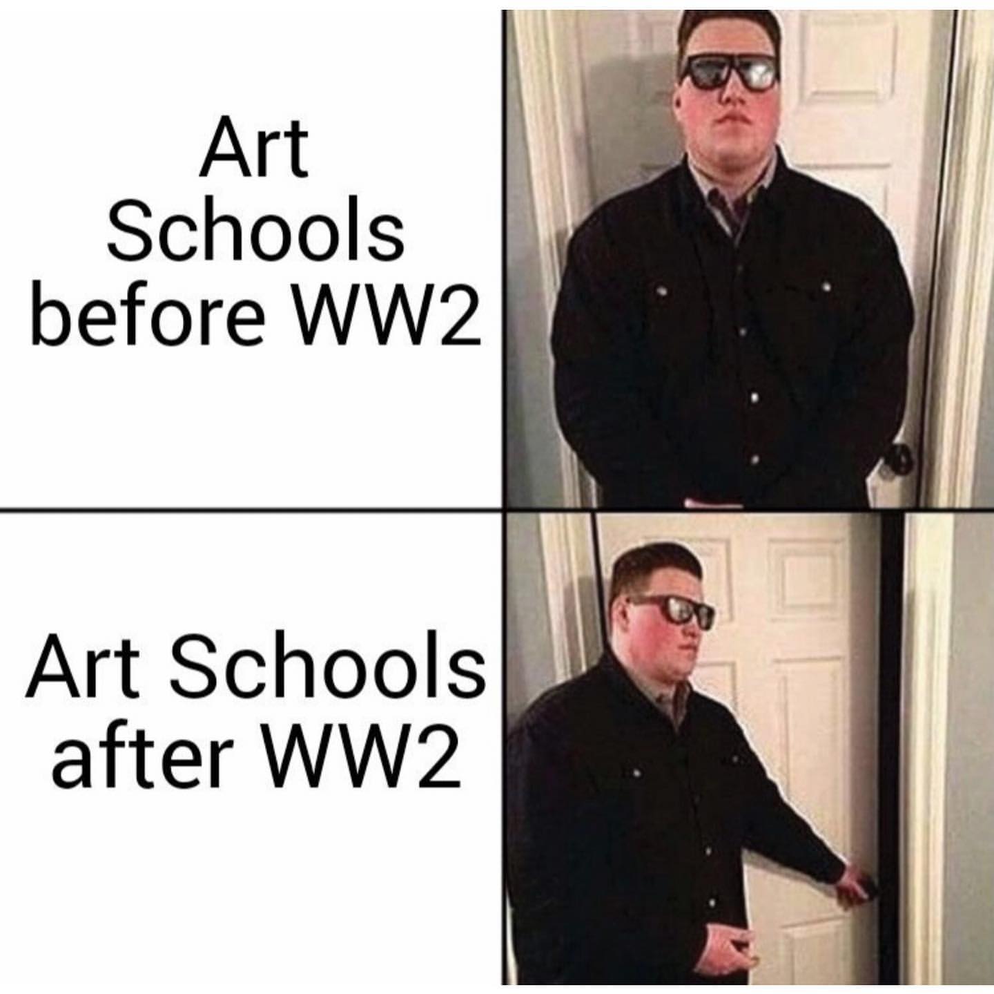 Art Schools before WW2. Art Schools after WW2.