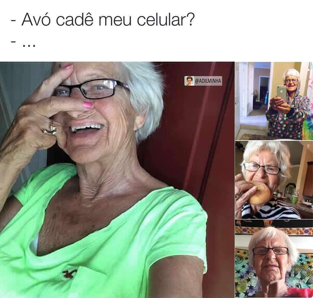 Avó cadê meu celular?