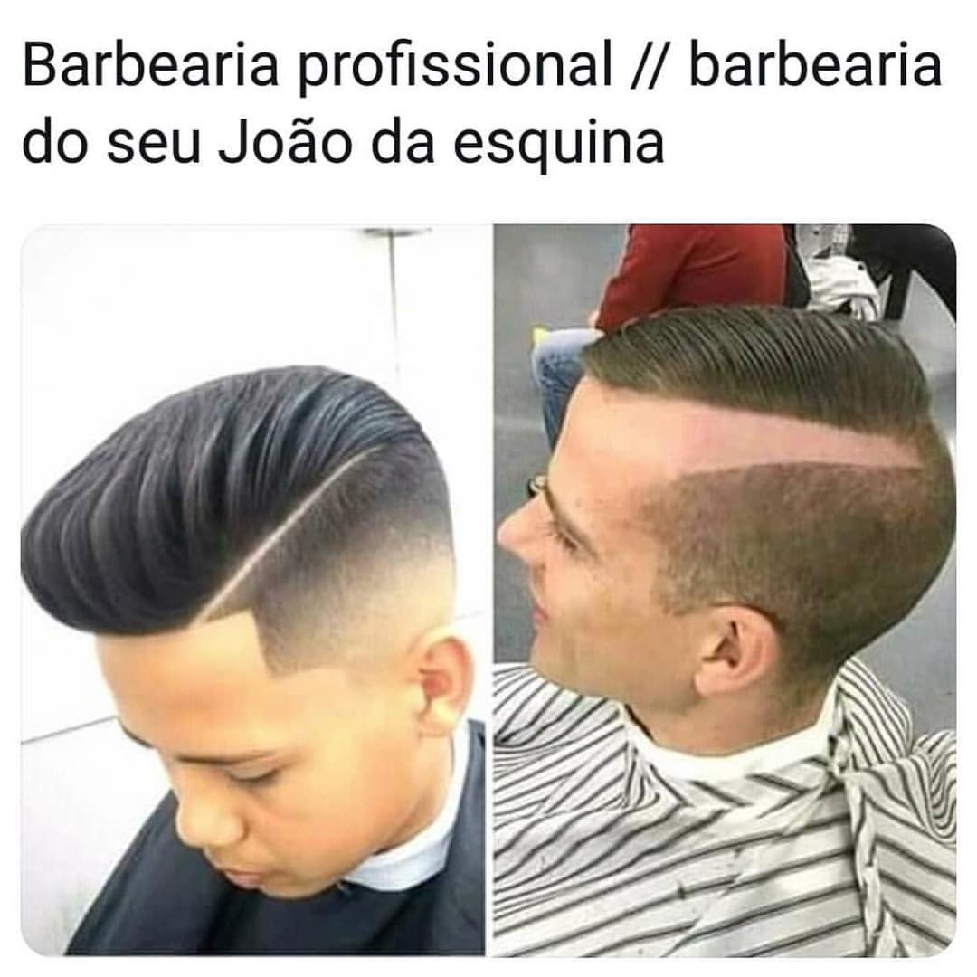 Barbearia profissional // barbearia do seu João da esquina.