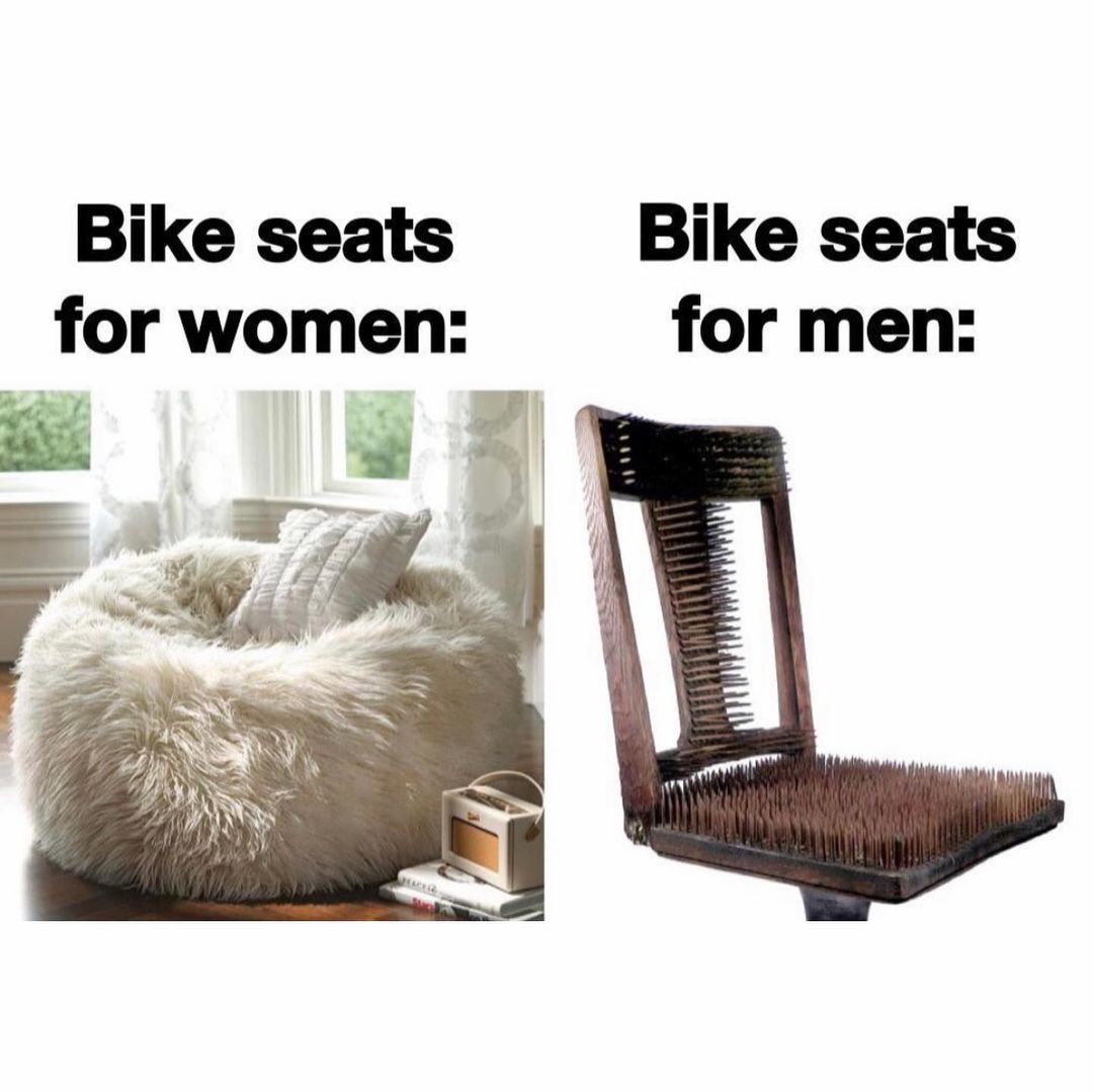 Bike seats for women: Bike seats for men: