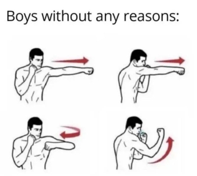 Boys without any reasons: