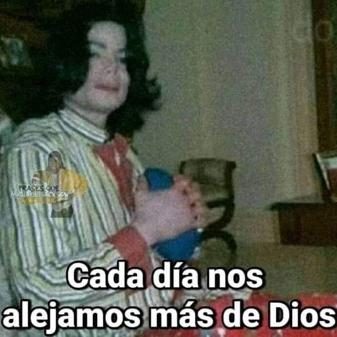 Cada día nos alejamos más de Dios.