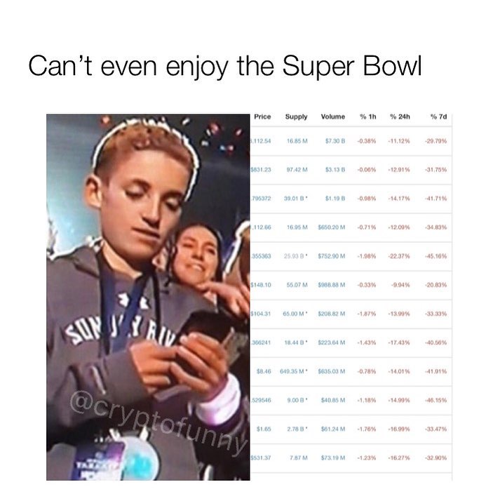 Can't even enjoy the Super Bowl. - Funny
