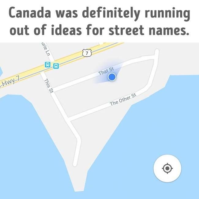 Canada was definitely running out of ideas for street names.