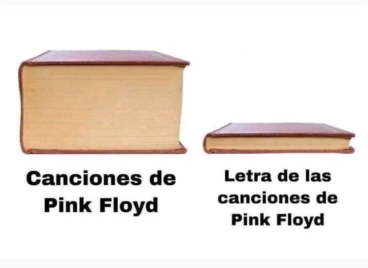 Canciones de Pink Floyd. Letra de las canciones de Pink Floyd.