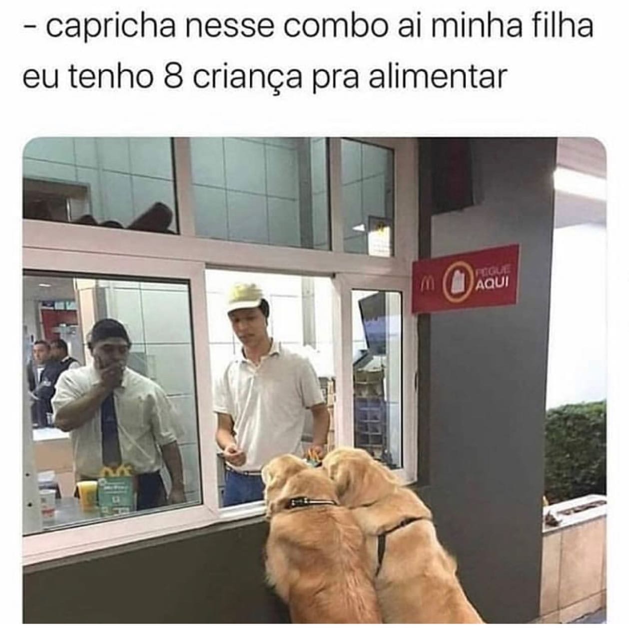 Capricha nesse combo ai minha filha eu tenho 8 criança pra alimentar.