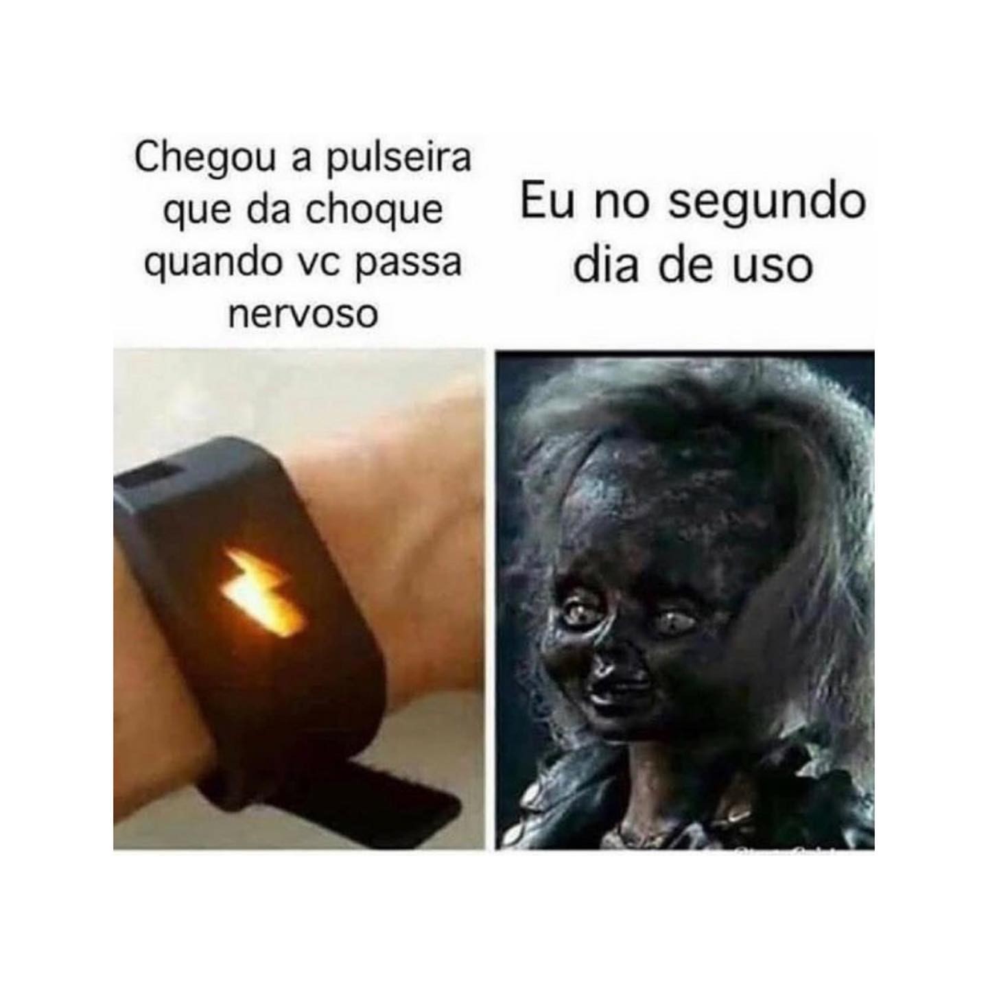 Chegou A Pulseira Que Da Choque Quando Vc Passa Nervoso Eu No Segundo 