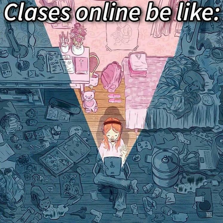 Clases online be like: