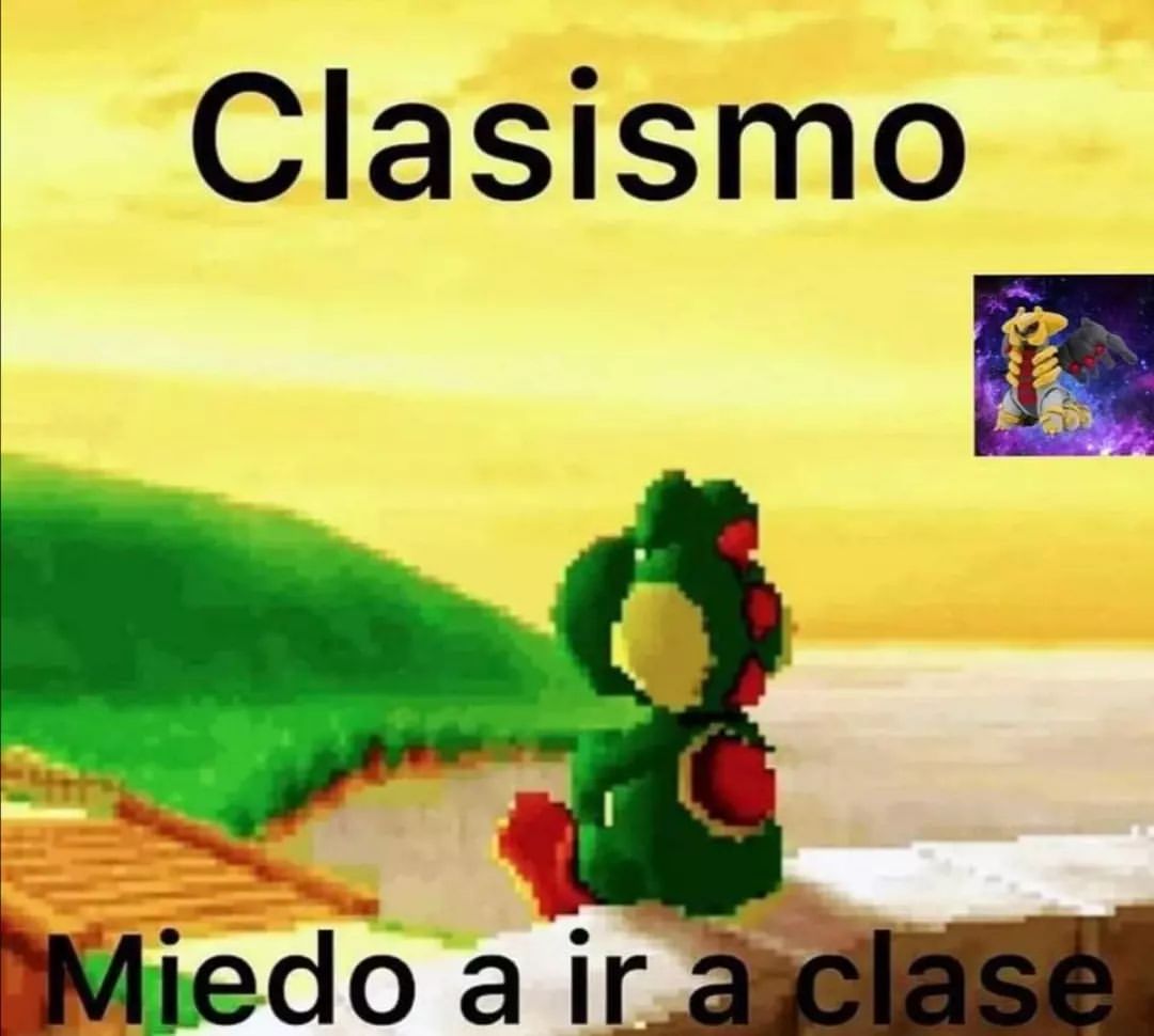 Clasismo. Miedo a ir a clase.