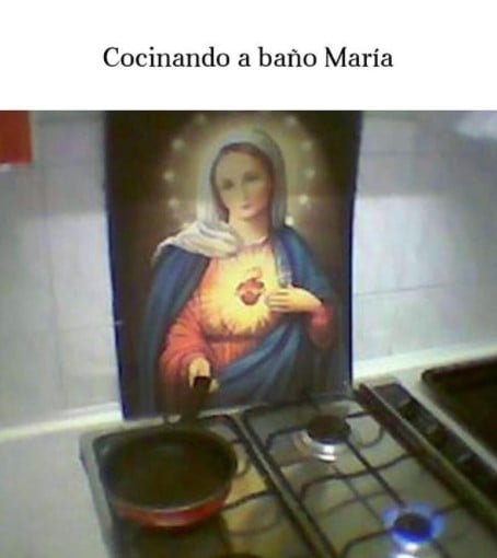 Cocinando a baño María.