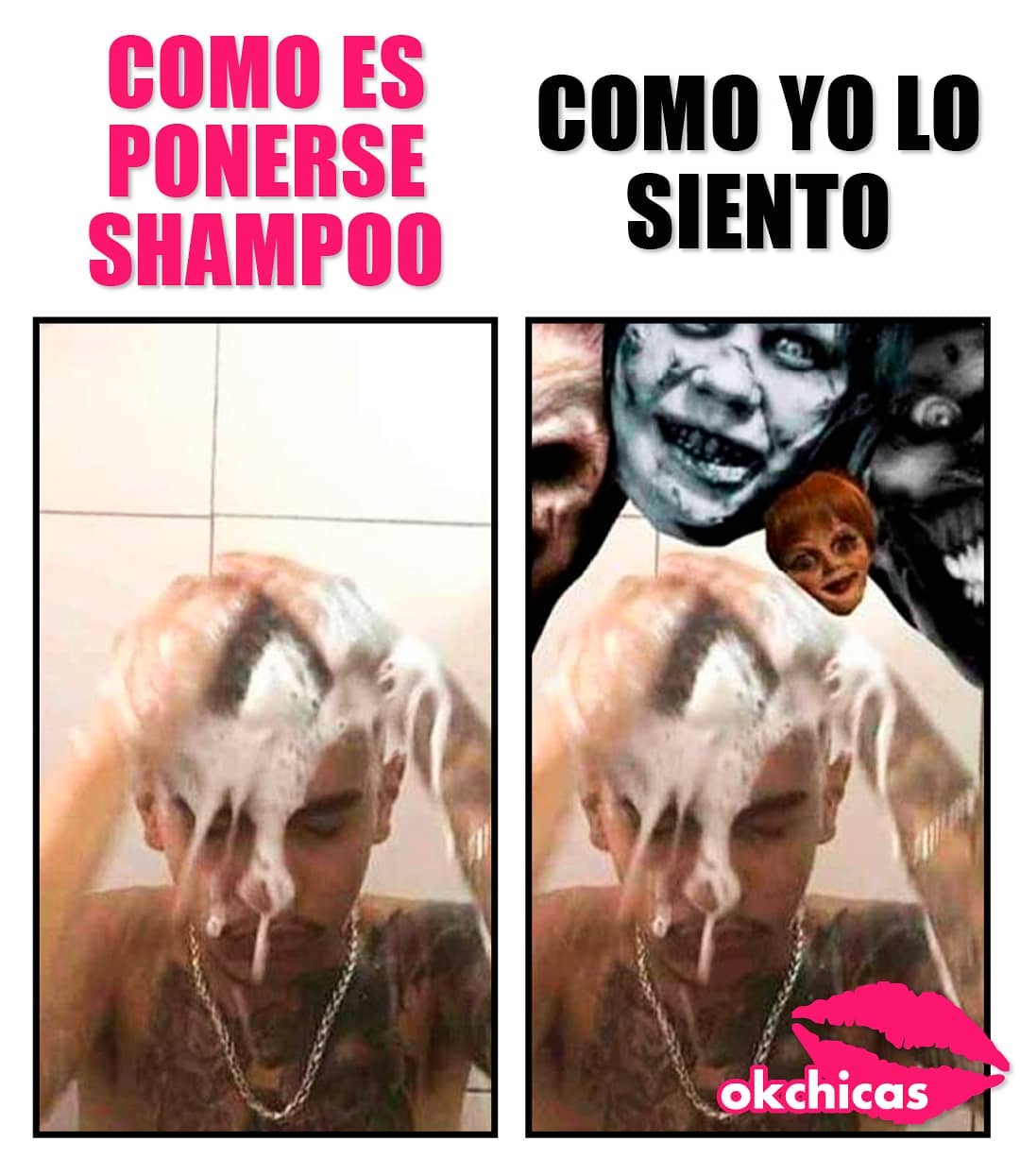 Como es ponerse Shampoo. Como yo lo siento.