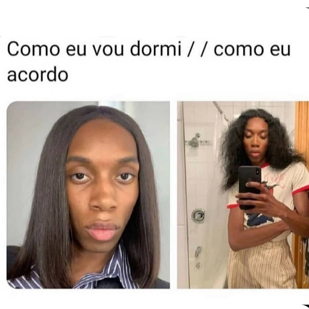 Como eu vou dormi. // Como eu acordo.