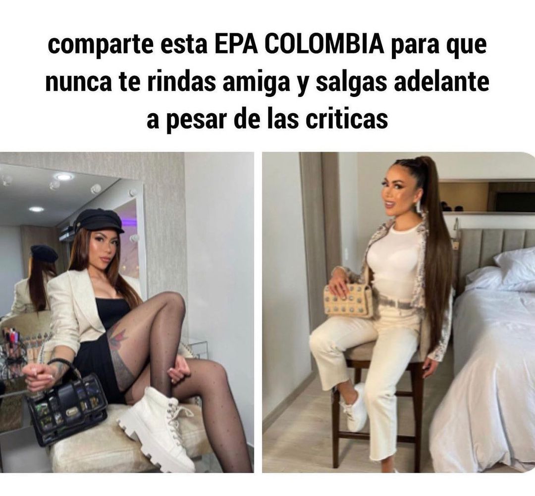 Comparte esta Epa Colombia para que nunca te rindas amiga y salgas adelante a pesar de las críticas.