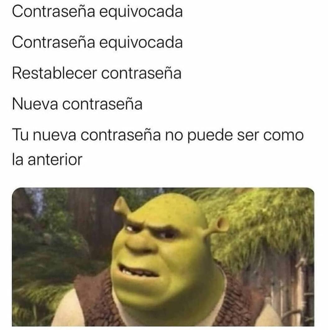 Contraseña equivocada. Contraseña equivocada. Restablecer contraseña. Nueva contraseña. Tu nueva contraseña no puede ser como la anterior.