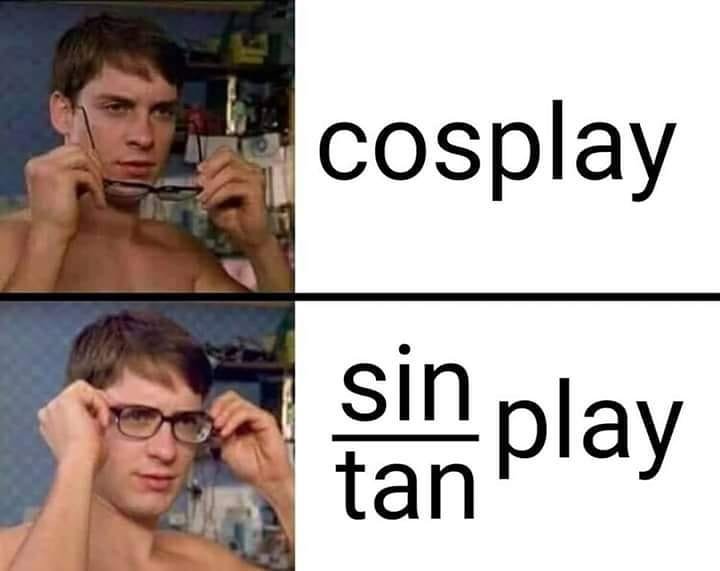 Cosplay. Sin/tan play.