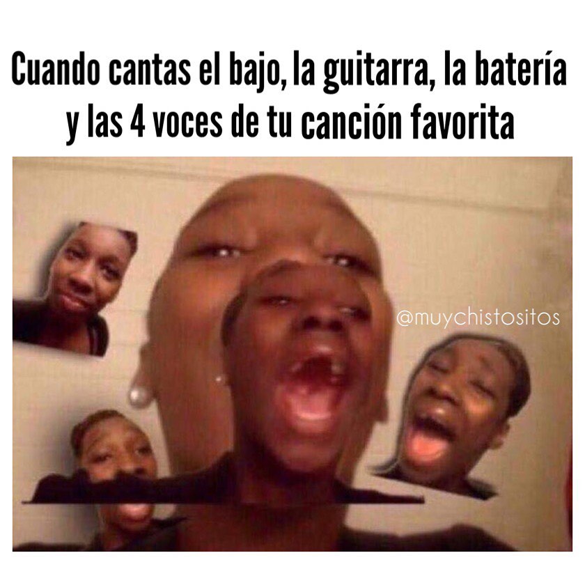 Cuando Cantas El Bajo La Guitarra La Batería Y Las 4 Voces De Tu