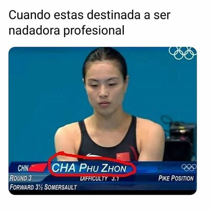 Cuando estás destinada a ser nadadora profesional Cha Phu Zhon.