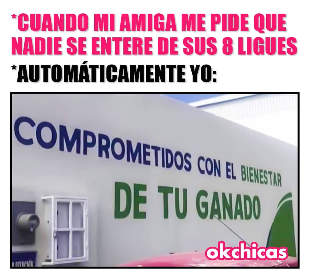 *Cuando mi amiga pide que nadie se entere de sus 8 ligues *Automáticamente yo: Comprometidos con el bienestar de tu ganado.