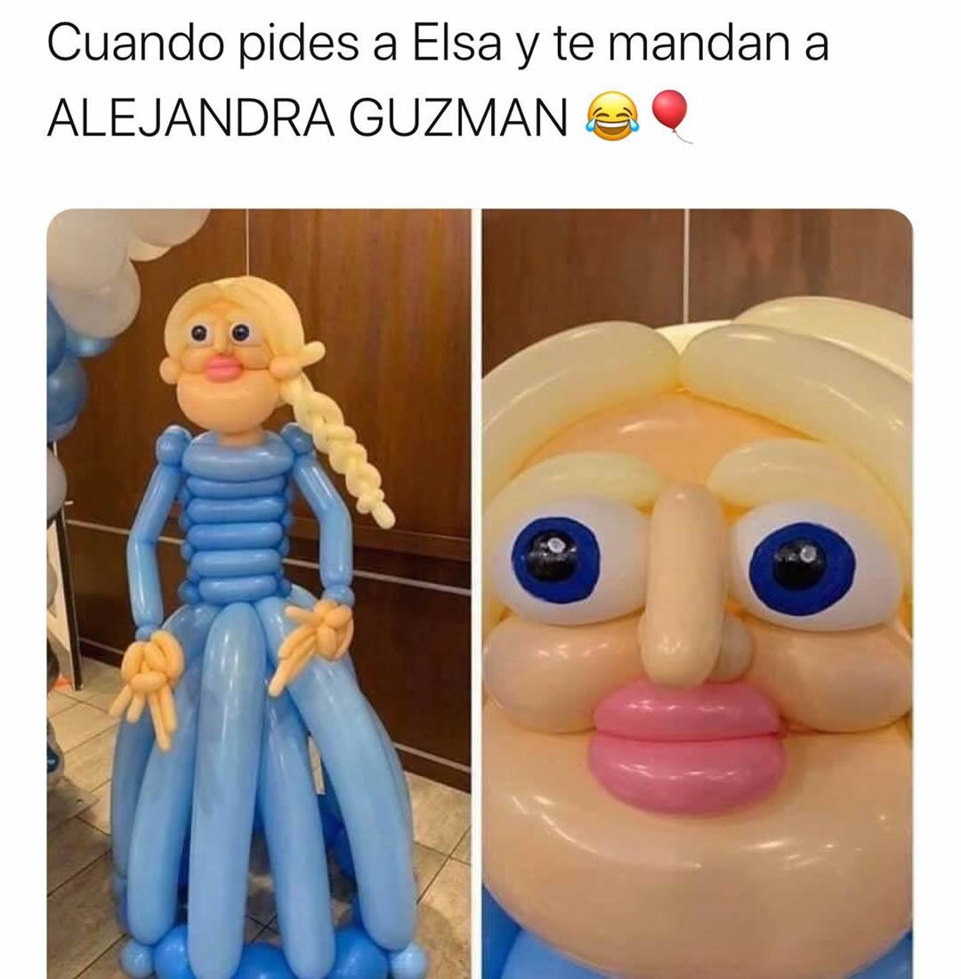 Cuando pides a Elsa y te mandan a Alejandra Guzman.