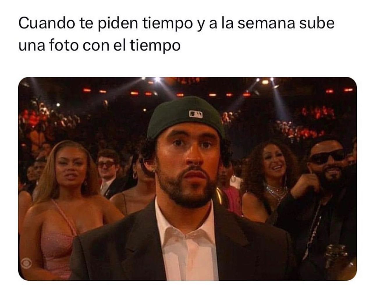 Cuando te piden tiempo y a la semana sube una foto con el tiempo.