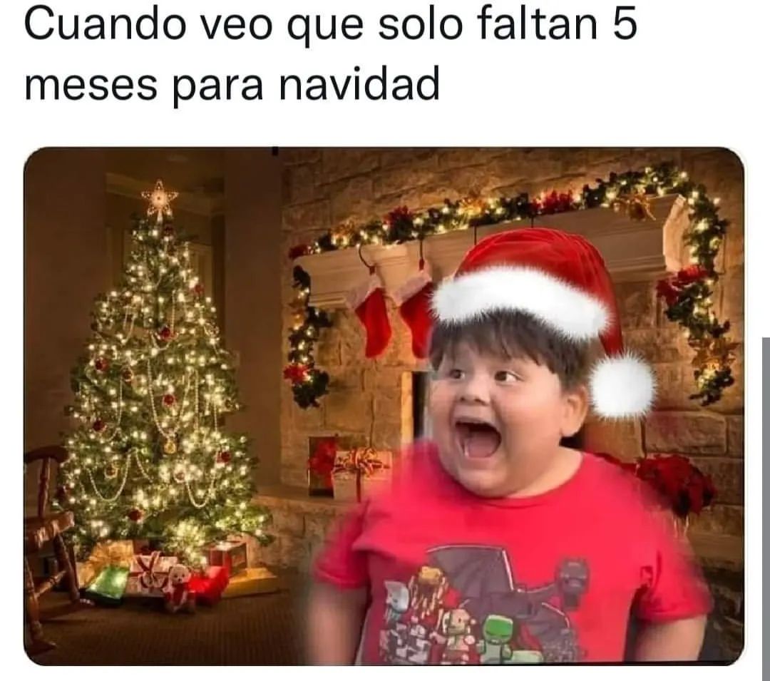 Cuando veo que solo faltan 5 meses para Navidad. Memes