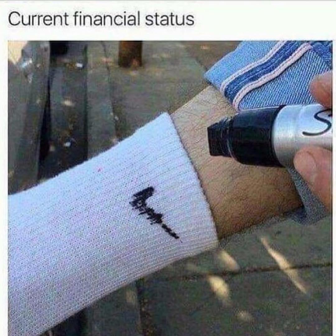 Current financial status.