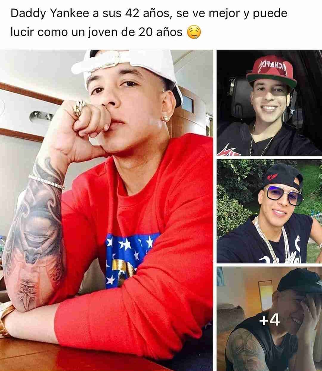 Daddy Yankee A Sus 42 Años Se Ve Mejor Y Puede Lucir Como Un Joven De 20 Años Memes