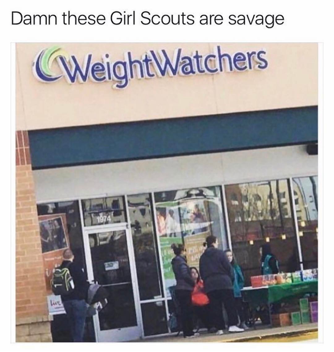 Damn these Girl Scouts are savage.