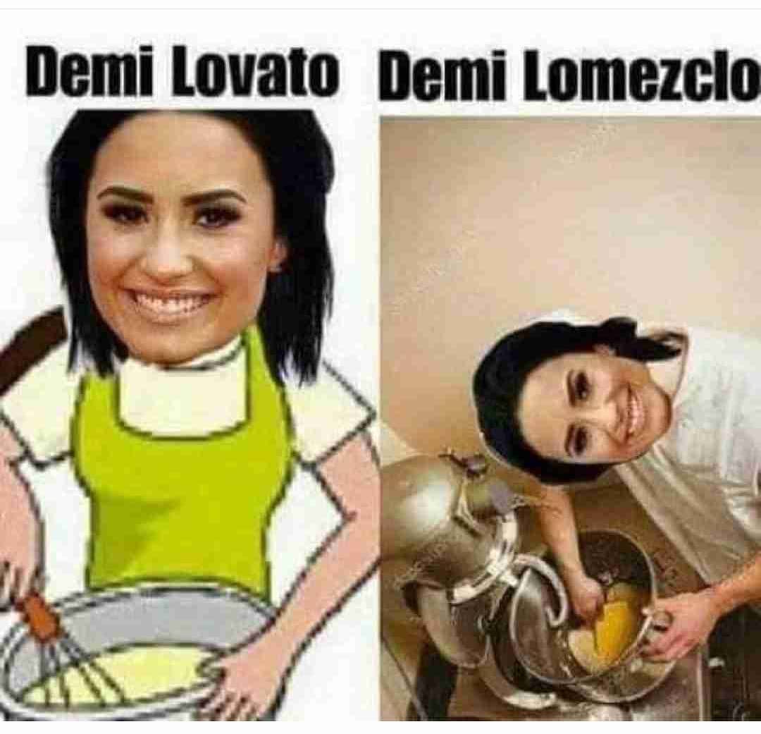 Demi Lovato. / Demi Lomezclo.